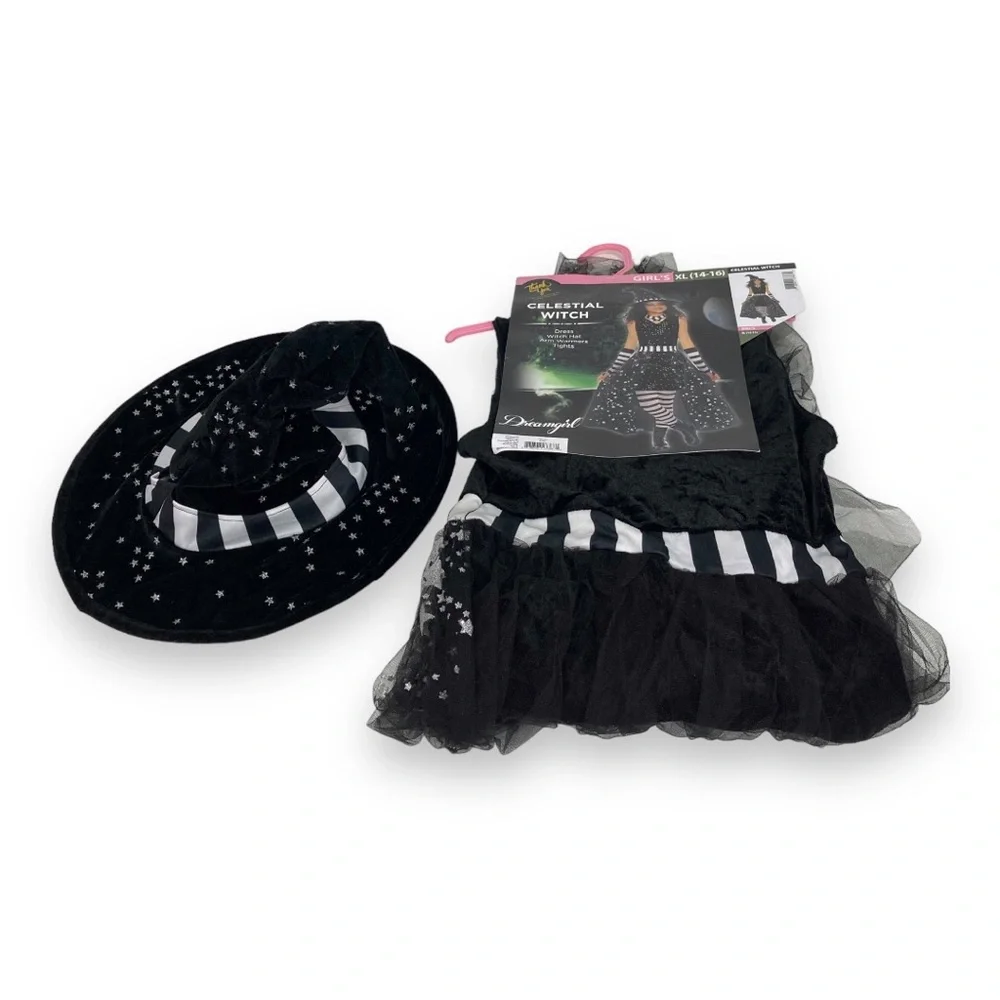 Halloween Girls Celestial Witch Costume, by Way to Celebrate Size XL